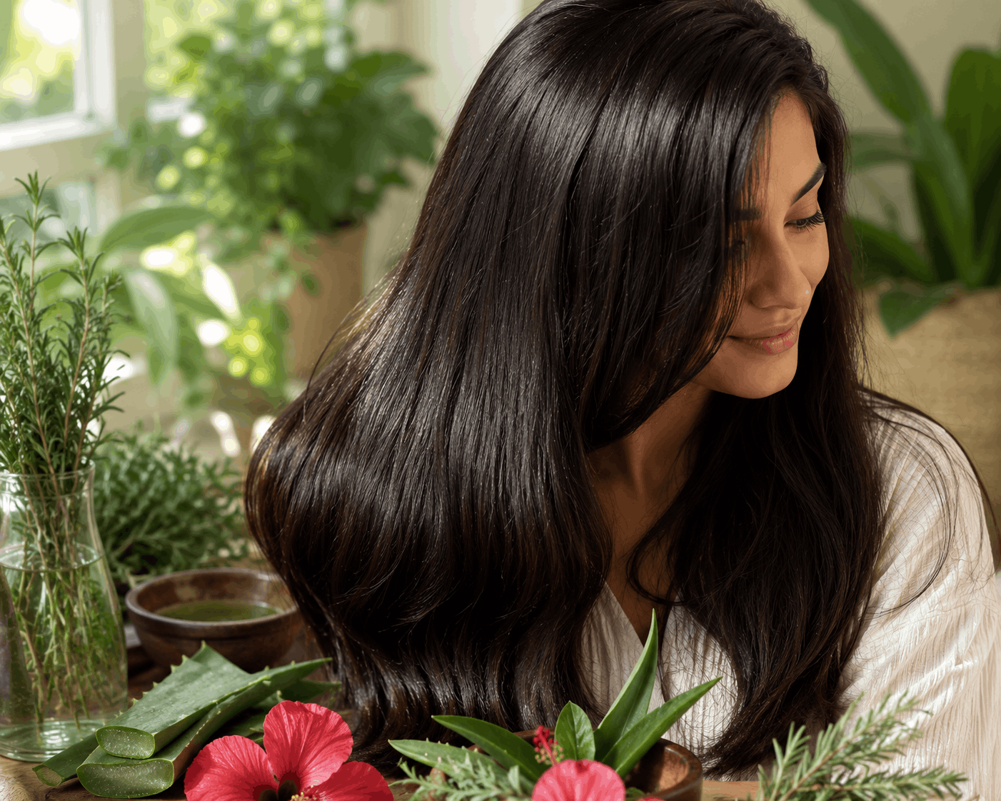 La revolución verde del cabello: cómo las plantas pueden devolverle vida y brillo natural